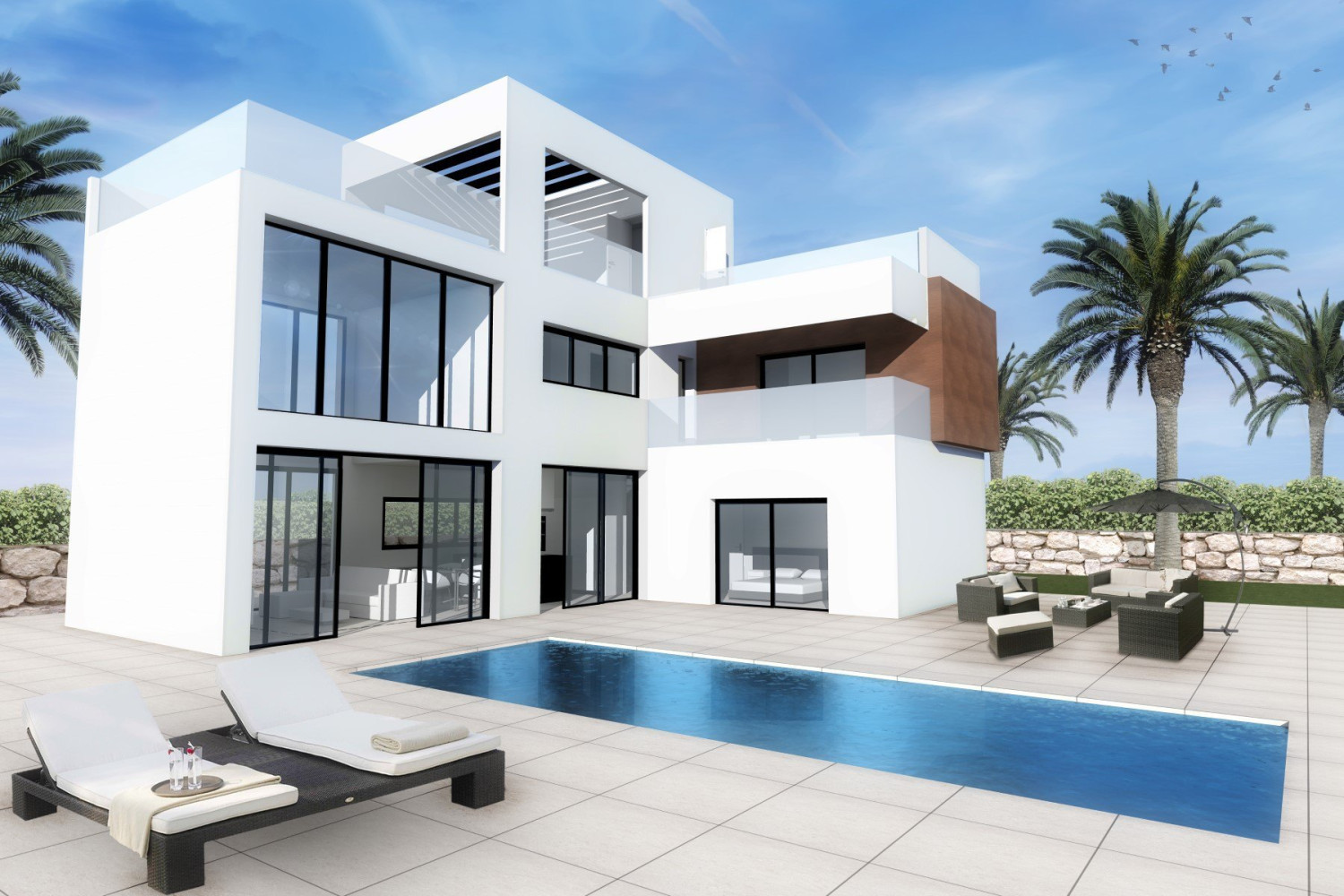 Villas con vistas al mar en Finestrat