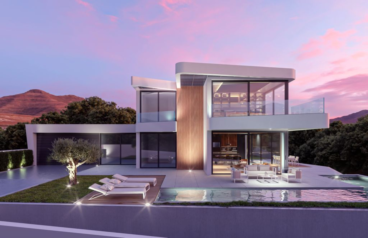 Villa de dise&ntilde;o en Altea