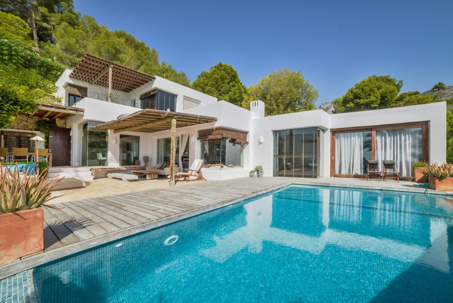 Ibizan style villa in Altea