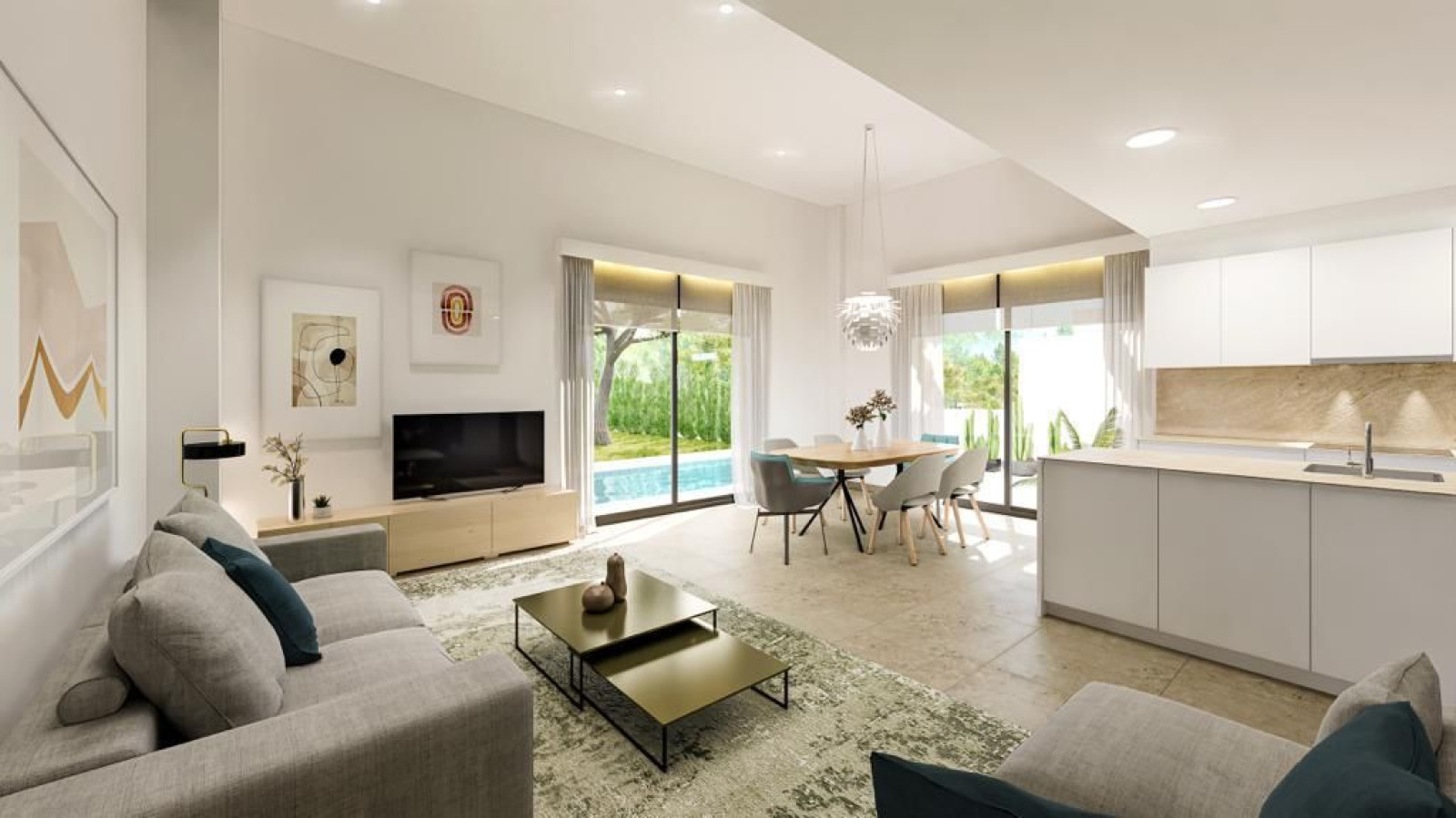 Villa en construcci&oacute;n en Sierra Cortina, Finestrat