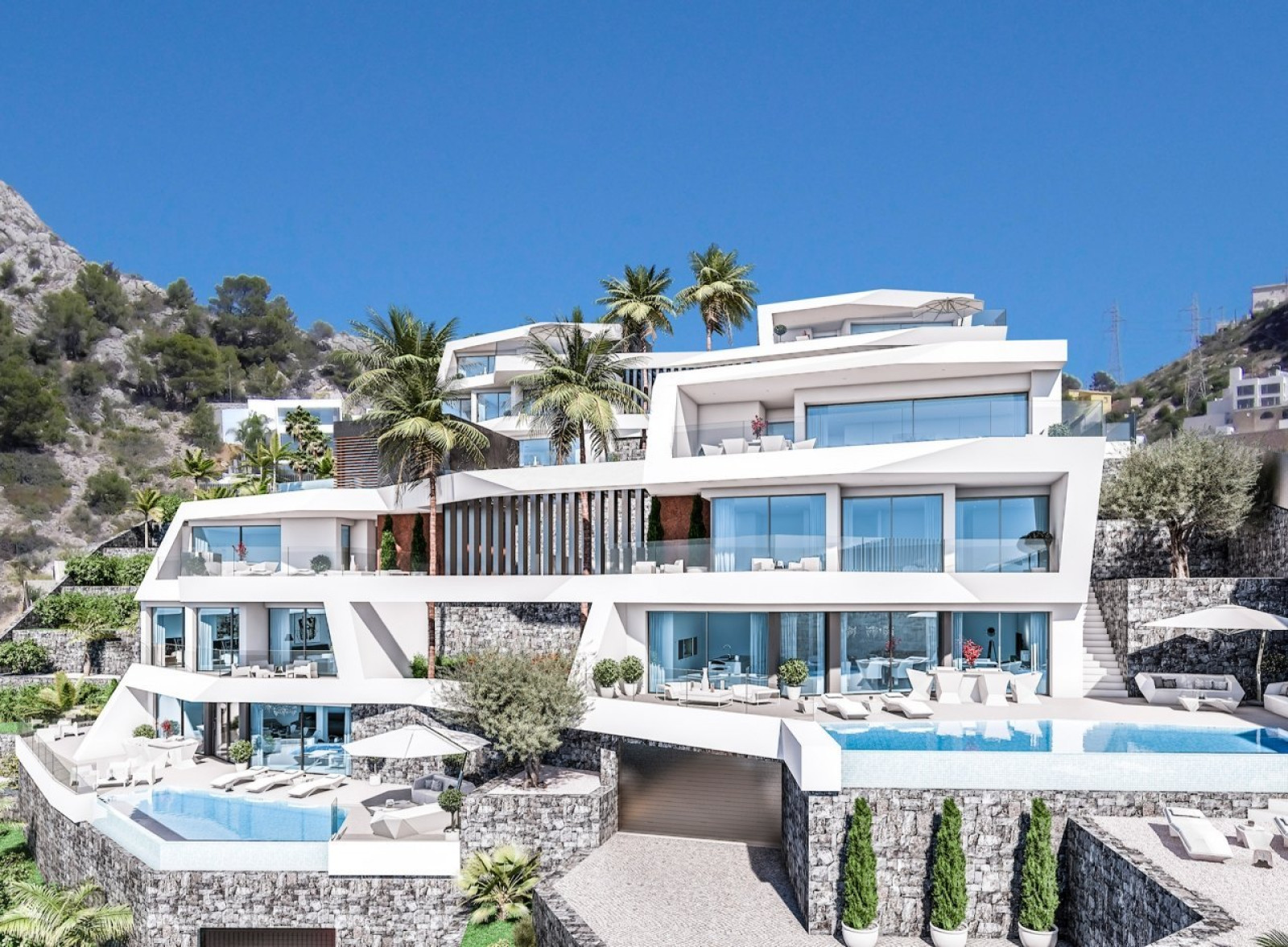Villas nuevas con vistas espectaculares en Altea
