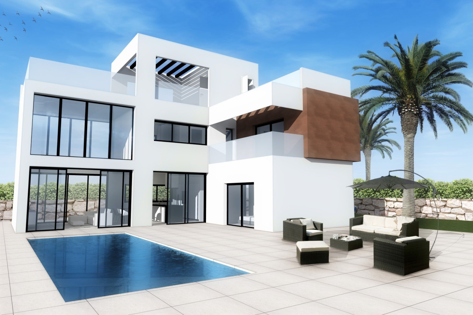 Villas con vistas al mar en Finestrat