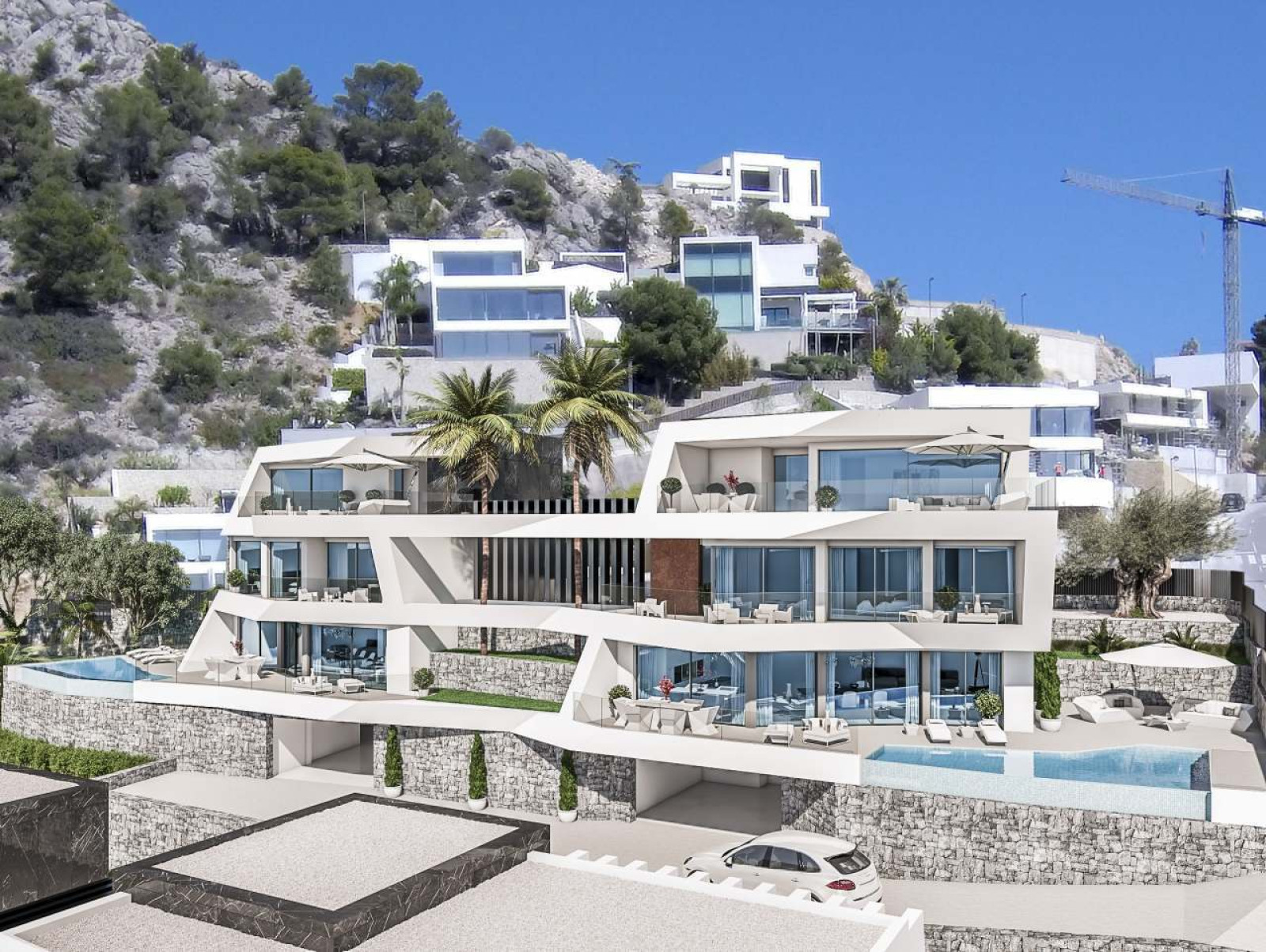 Villas nuevas con vistas espectaculares en Altea
