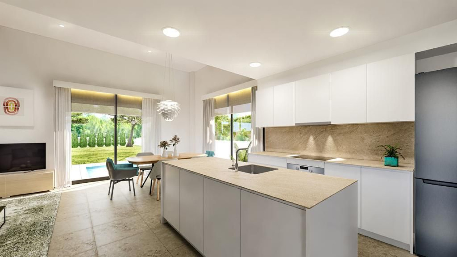 Villa en construcci&oacute;n en Sierra Cortina, Finestrat