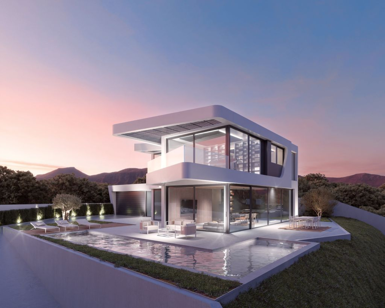 Villa de dise&ntilde;o en Altea