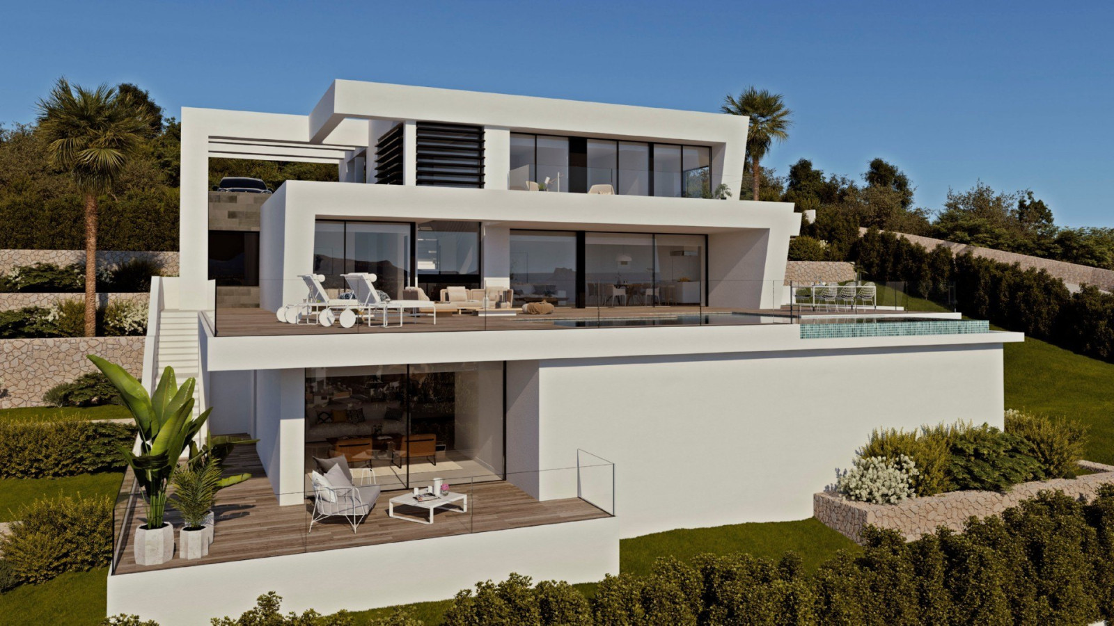 Villa Moderna en Cumbre del Sol
