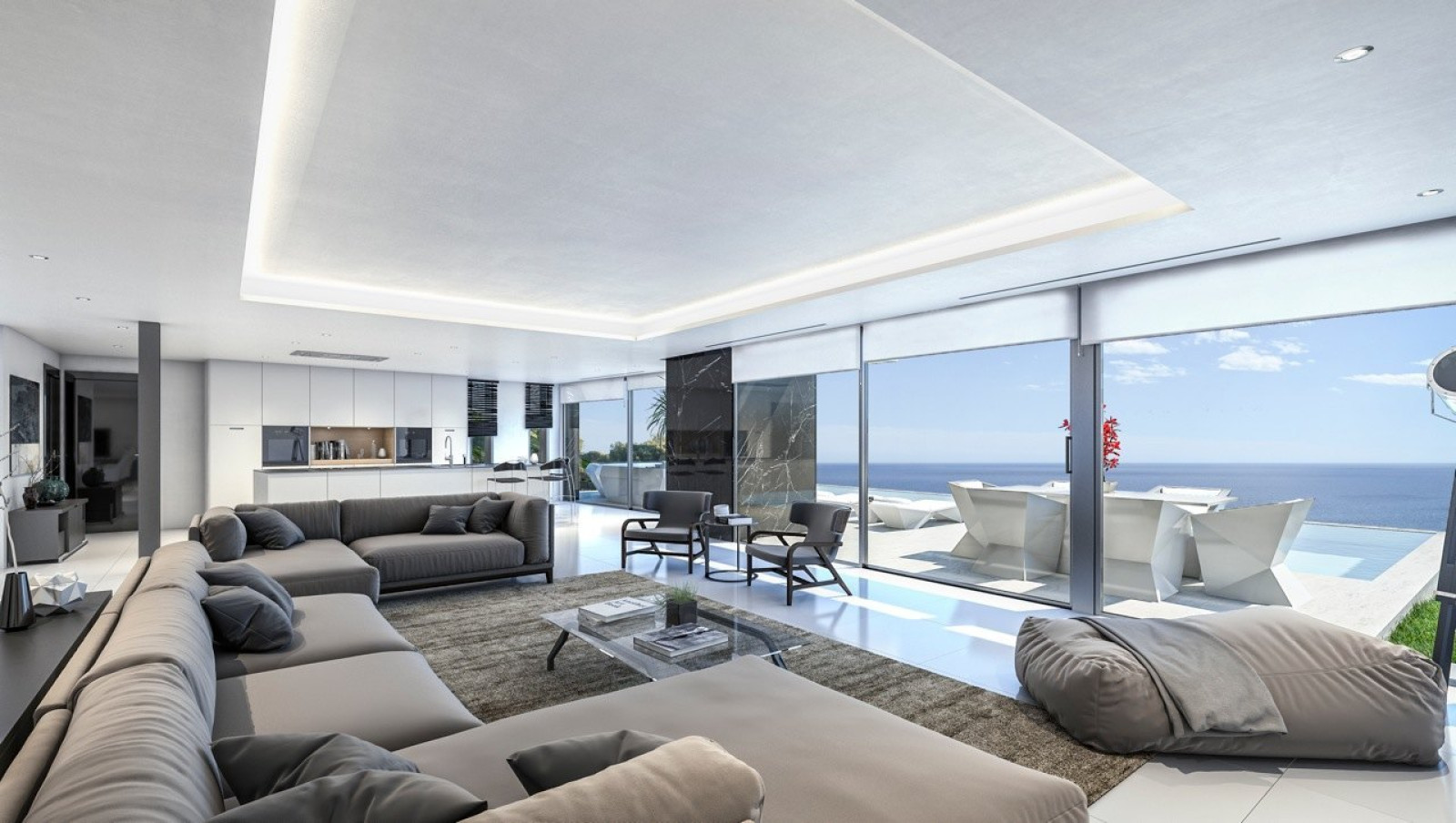 Espectacular villa en primera l&iacute;nea del mar