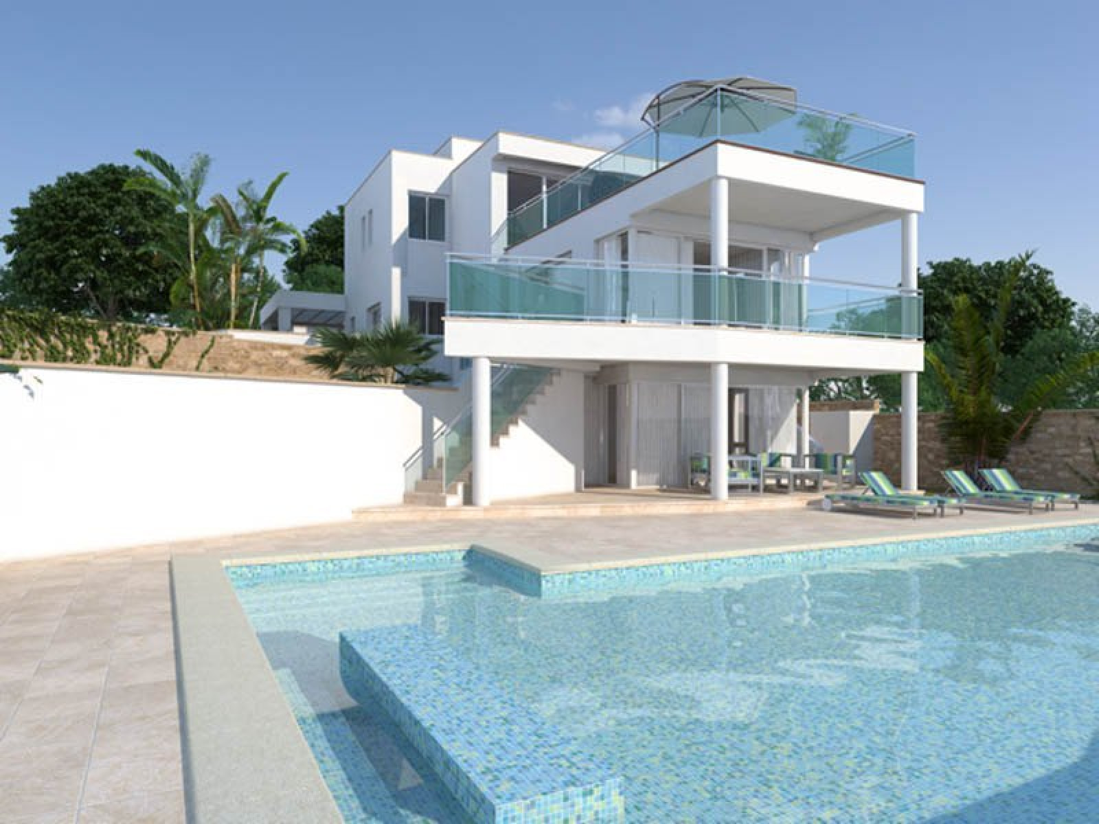 Nueva villa en primera l&iacute;nea del mar