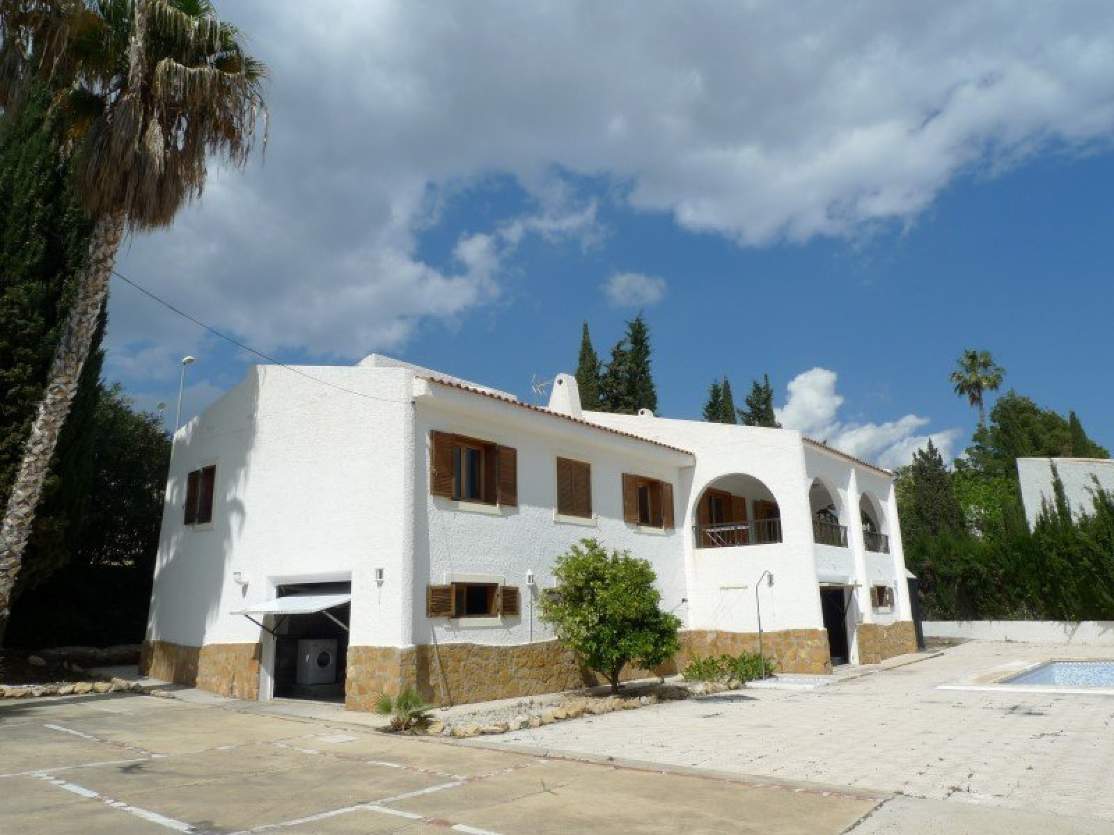 Villa en una planta en Alfas.
