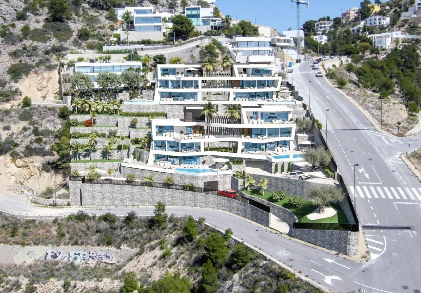 Villas nuevas con vistas espectaculares en Altea