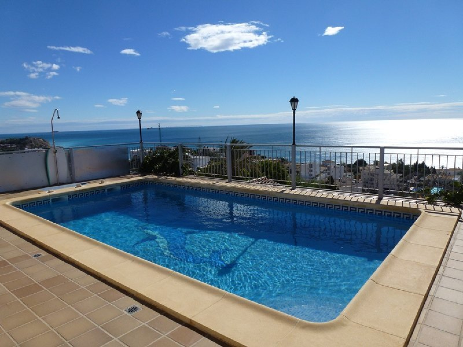 Confortable villa con vistas al mar
