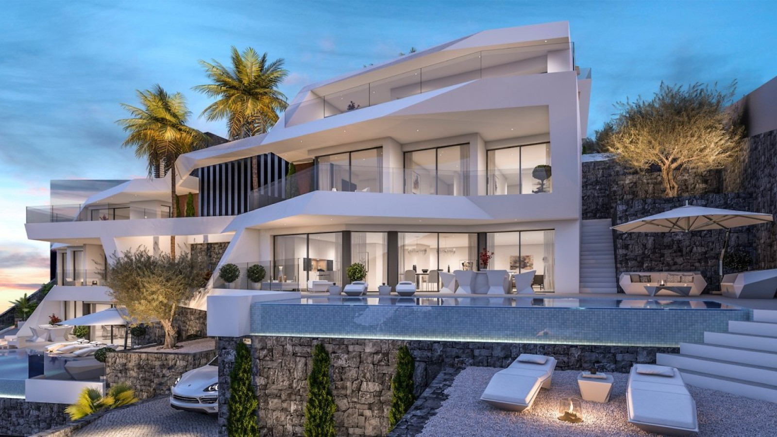 Villas nuevas con vistas espectaculares en Altea