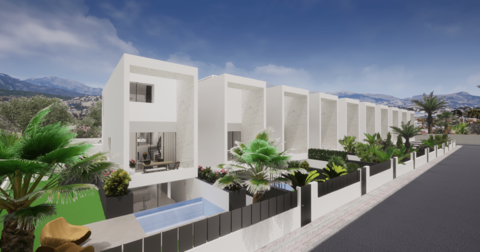 Modern villas in Albir