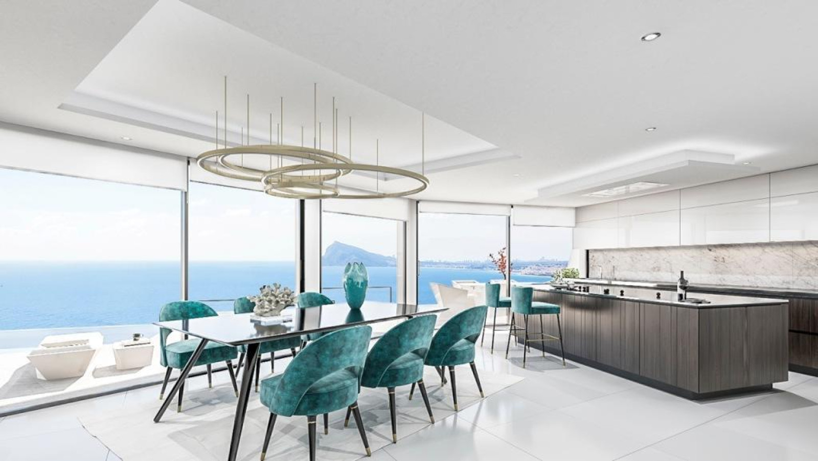 Villas nuevas con vistas espectaculares en Altea