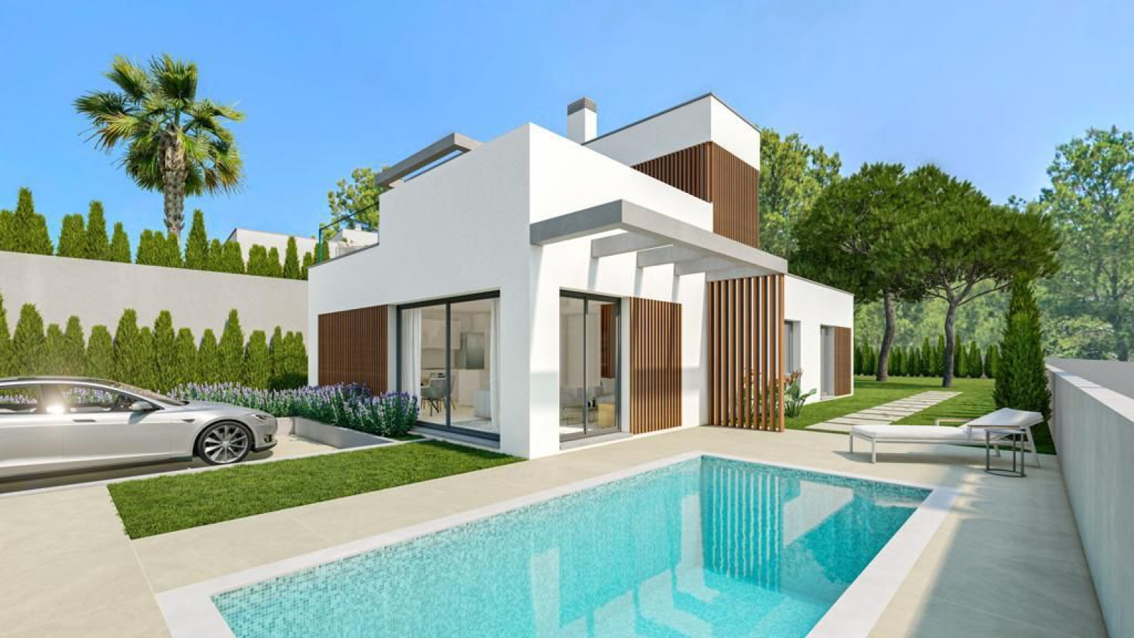 Villa en construcci&oacute;n en Sierra Cortina, Finestrat