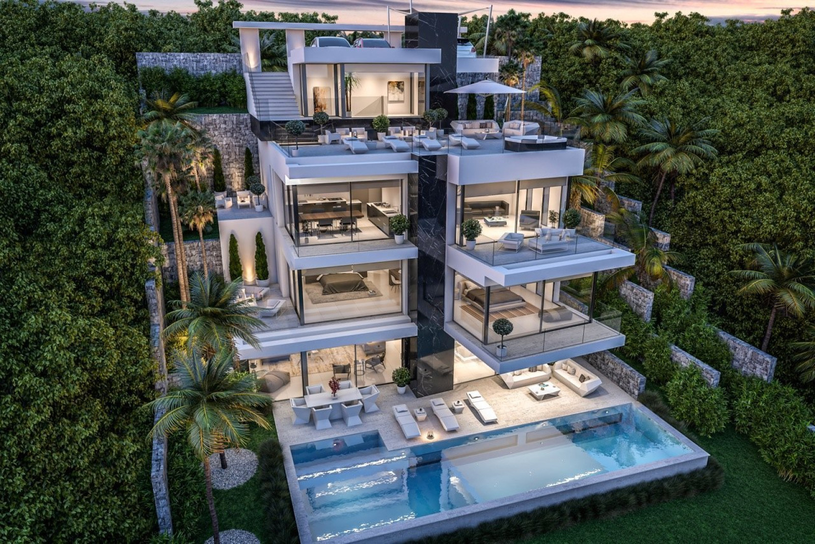 Espectacular villa en primera l&iacute;nea del mar
