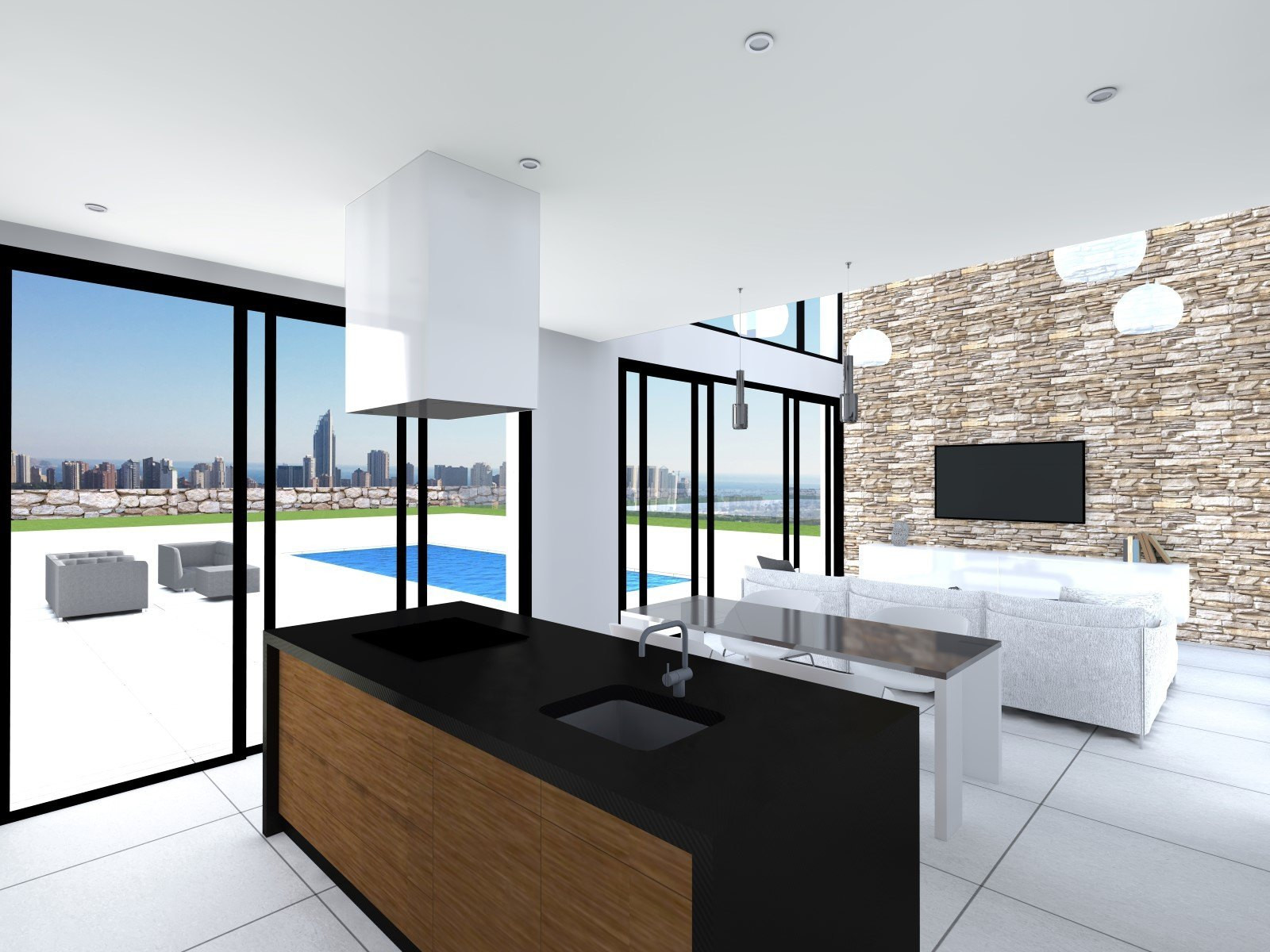 Villas con vistas al mar en Finestrat
