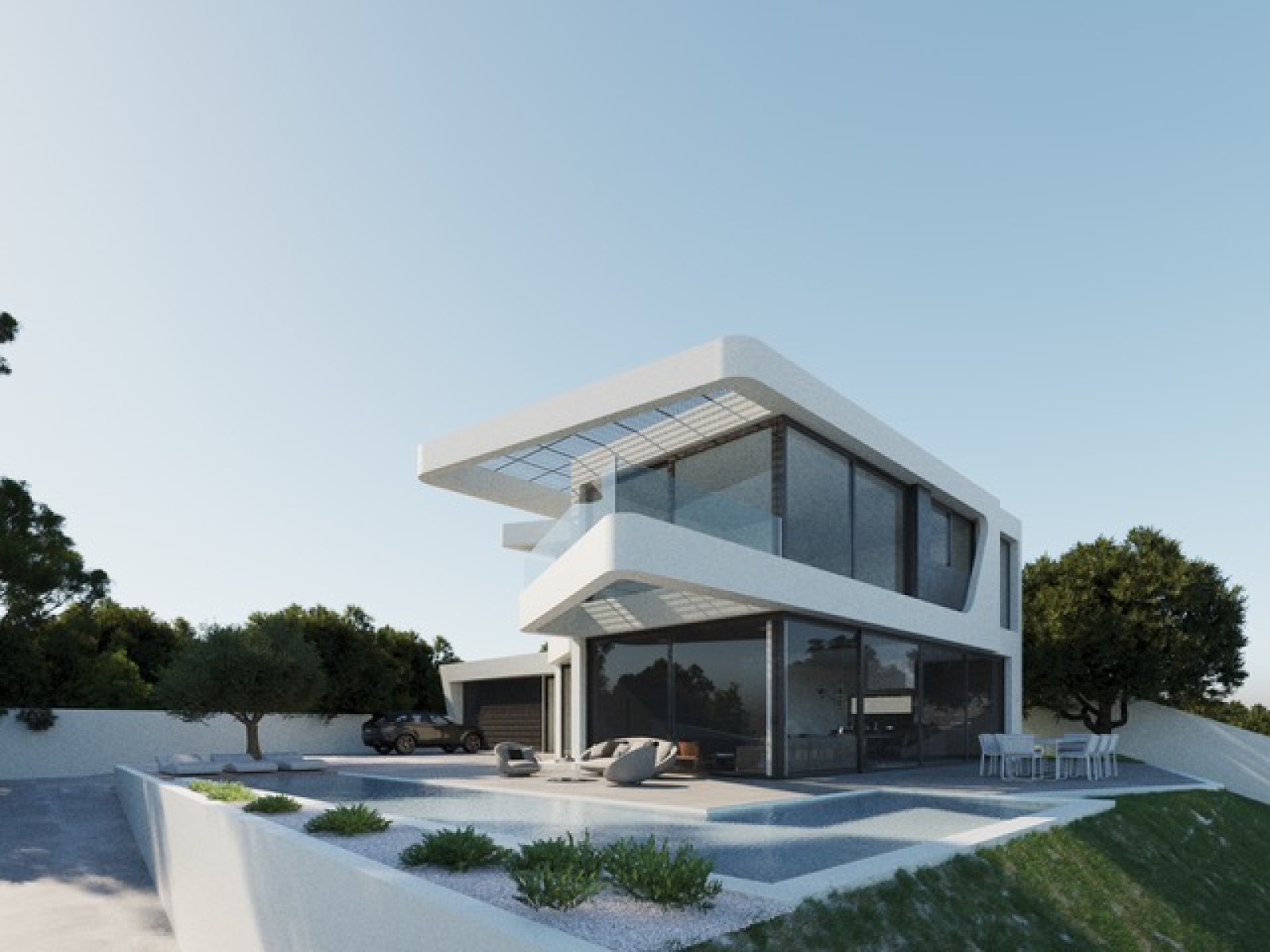 Villa de dise&ntilde;o en Altea