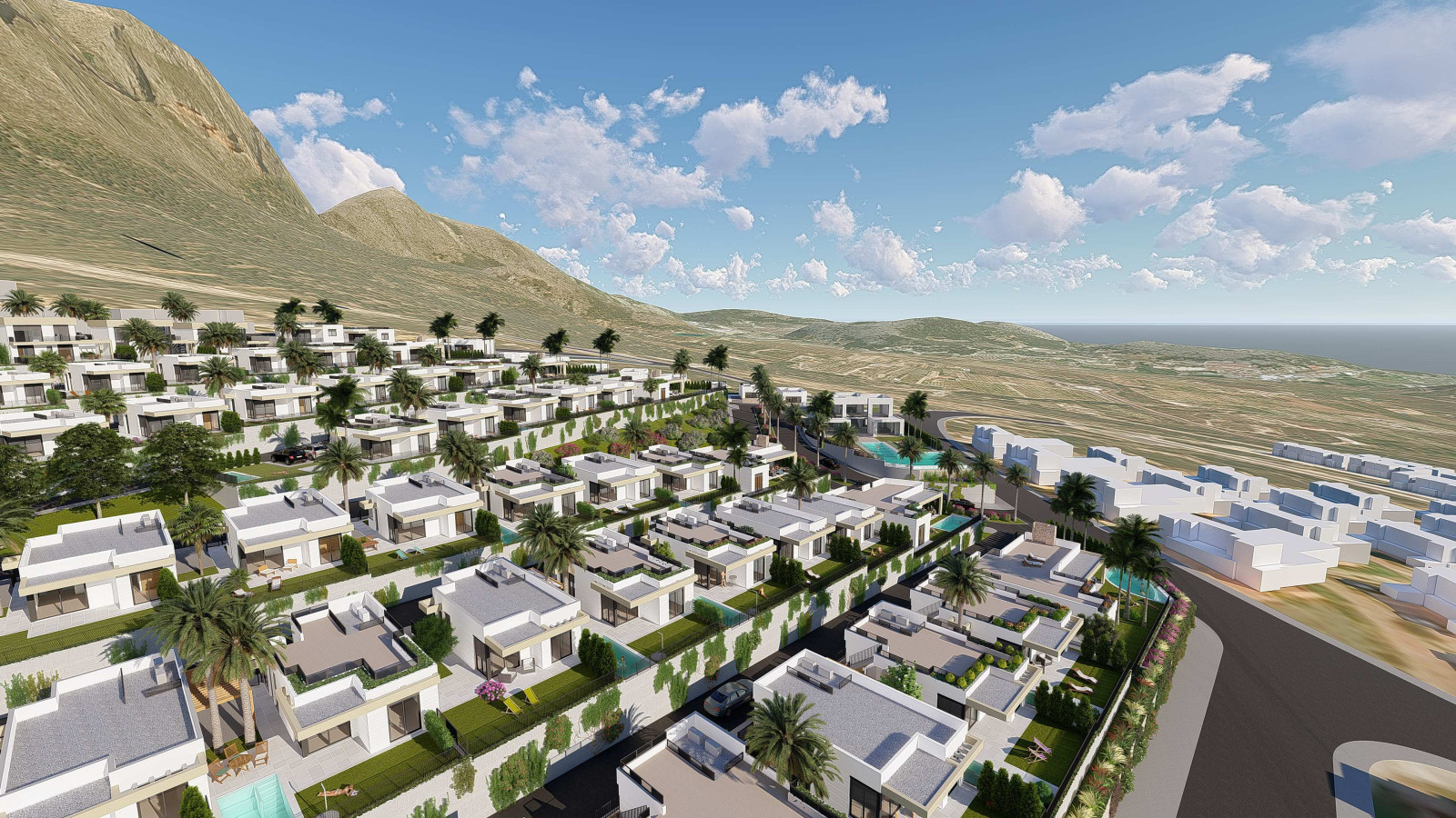Villas de obra nueva en Polop