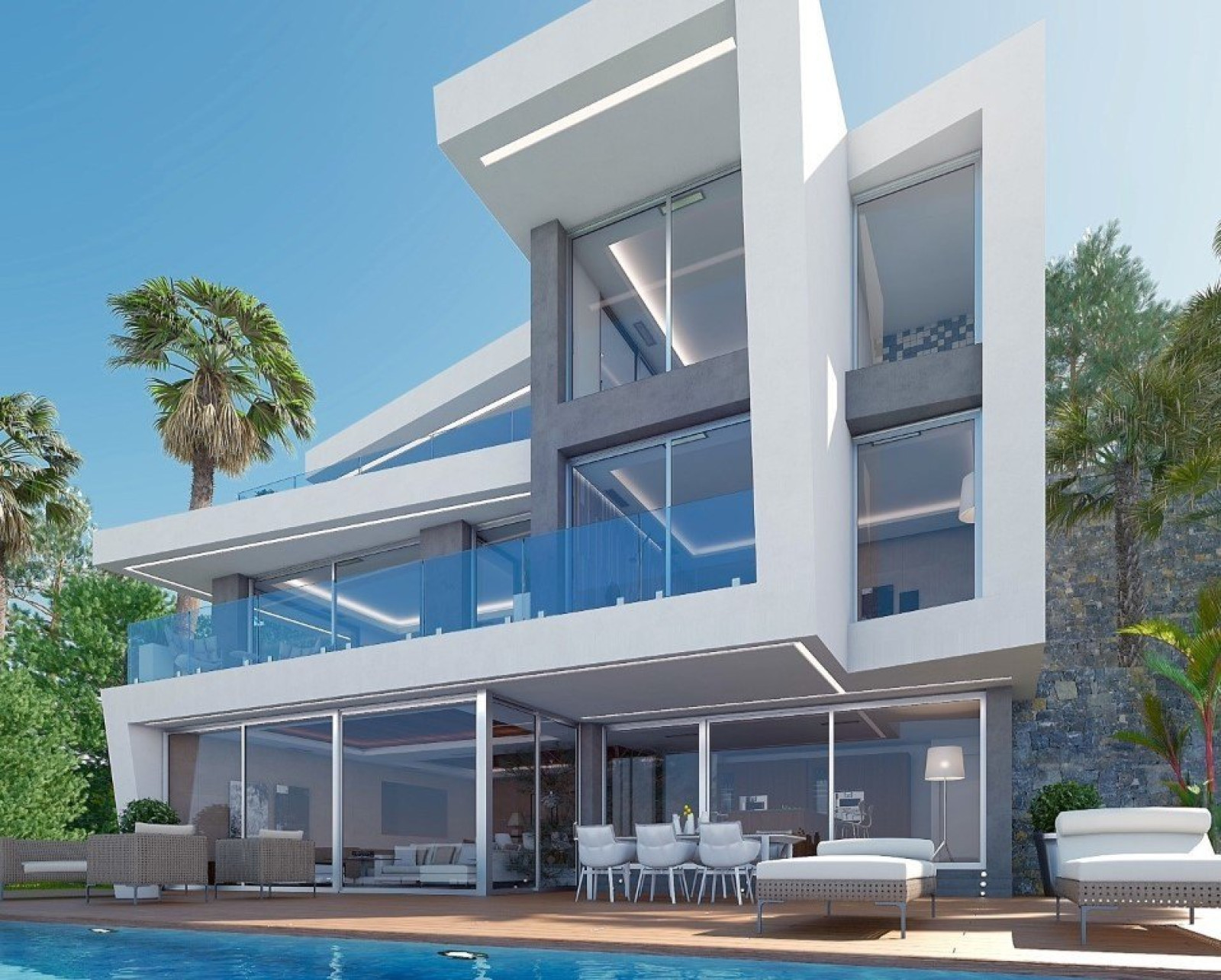 Nueva villa en primera l&iacute;nea del mar en Javea